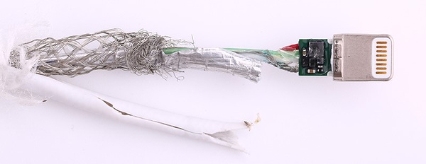 安克数据线与苹果数据线拆解,iphone数据线耐用测试