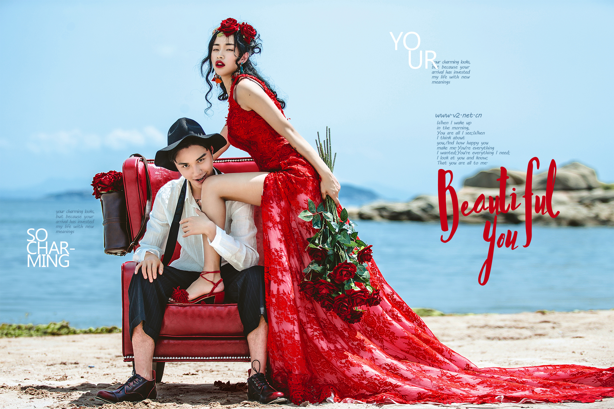 V2视觉介绍准新娘如何选择婚纱让您瞬间变身妩媚俏丽