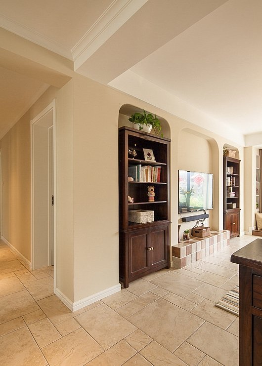 120平米三室两厅轻奢极简效果图,90平米两室一厅简美效果图