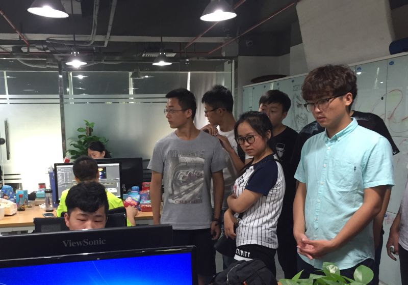 安徽师范大学师生一行来访上海河马动画参观交流