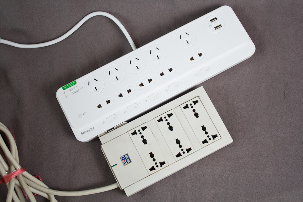 防浪涌插座施耐德,施耐德epb6pcs防浪涌10孔插座