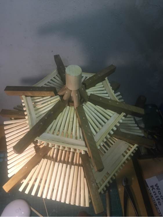 看了古建筑然后就自己动手制作一个亭子，快来学习哦