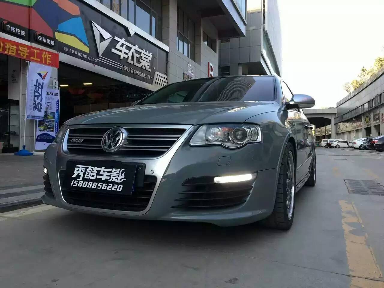 大众r36全车喷漆,大众r36涂装彩绘