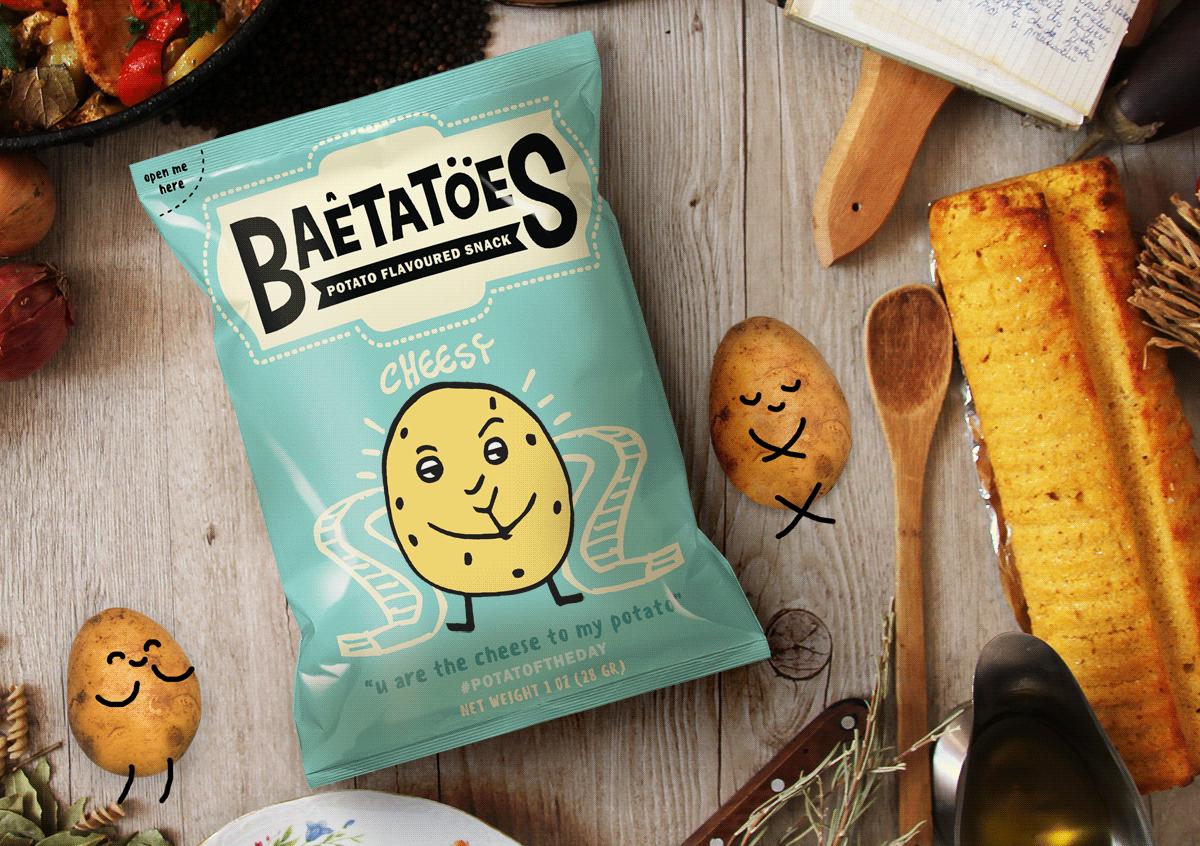 薯片包装设计作品,薯片包装设计有哪些创意点