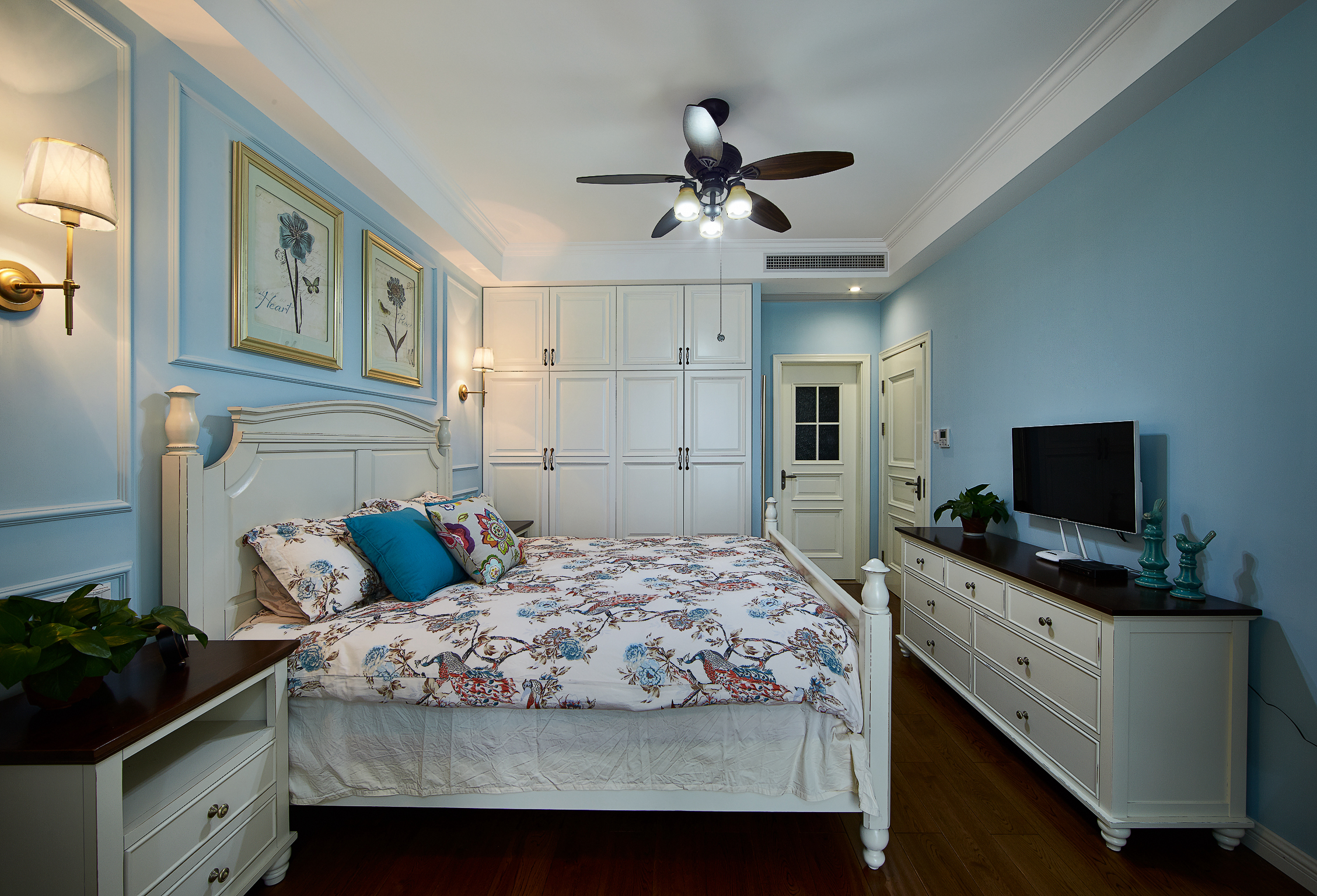 一步一风景，新乡馨华佳苑160平美式乡村风设计