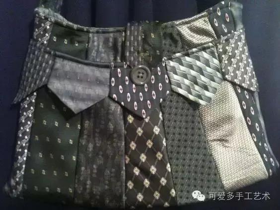 旧领带变身戒指收纳台,旧领带变废为宝