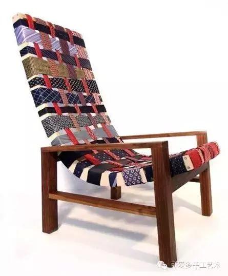 旧领带变身戒指收纳台,旧领带变废为宝