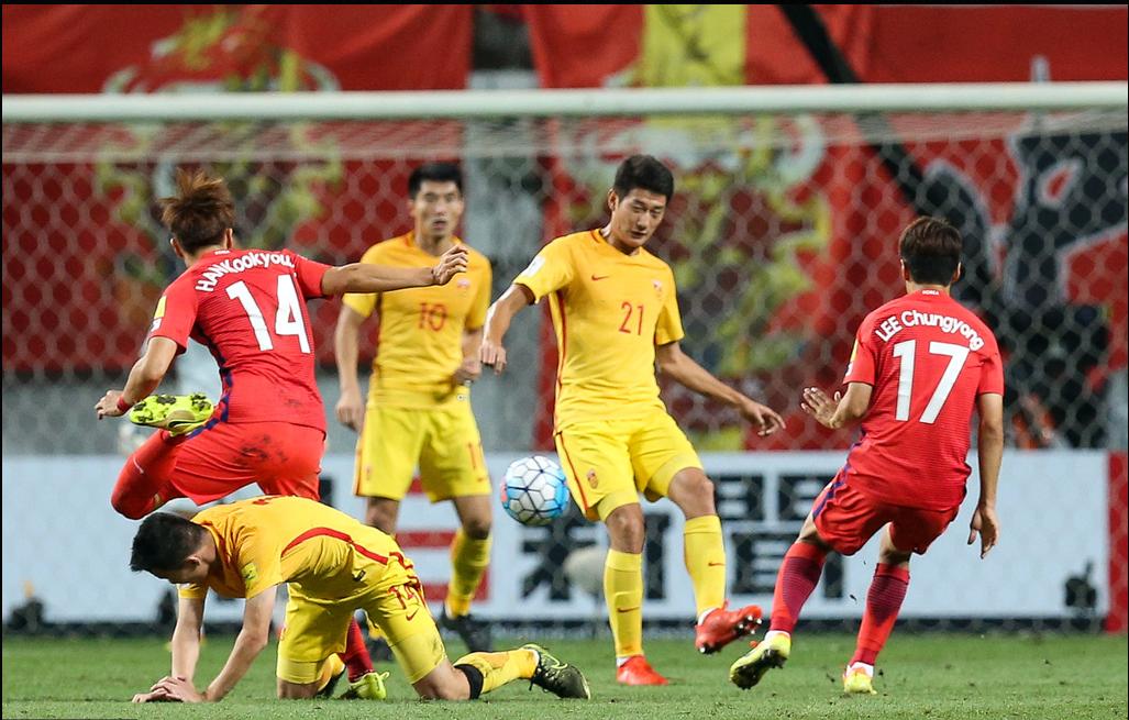 国足亚运队1-0击败韩国进球图片,u20亚洲杯国足vs韩国全场回放