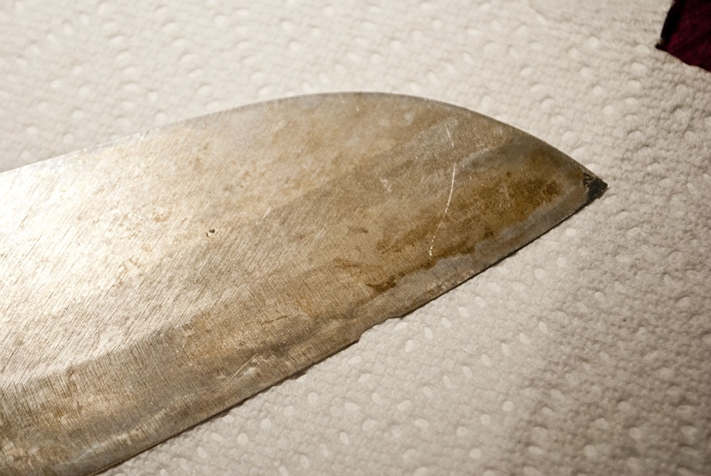 刚磨好的旧菜刀怎样才能不生锈,如何修复老旧菜刀