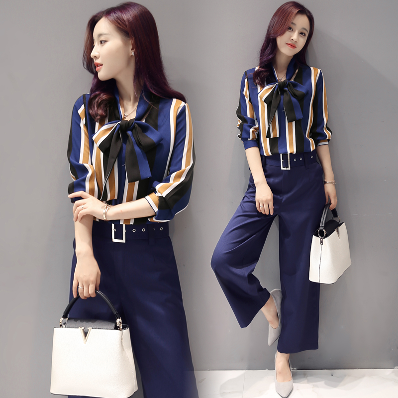 阔腿裤套装优雅,最流行的阔腿裤套装