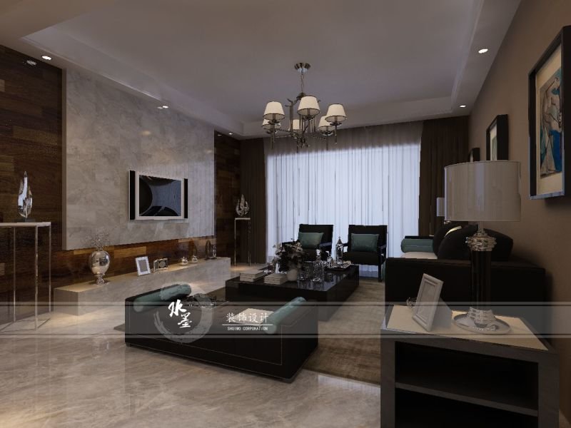 现代城126平方装修效果图,芜湖凤凰城现代装修风格