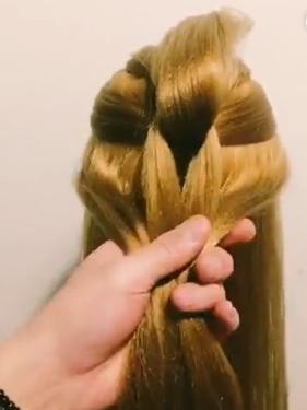 甜美编发发型教程图解,手残党短发超简单编发教程