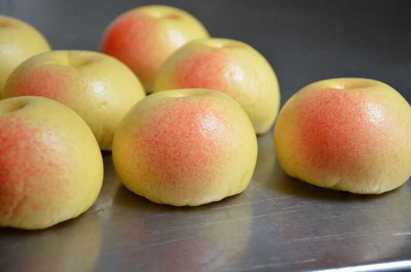 学做迷你苹果包,苹果小肉包