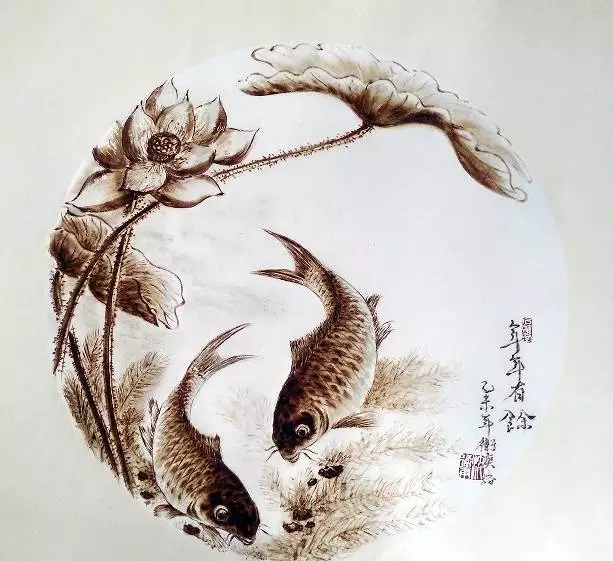 火笔画作品,火笔绘画图案