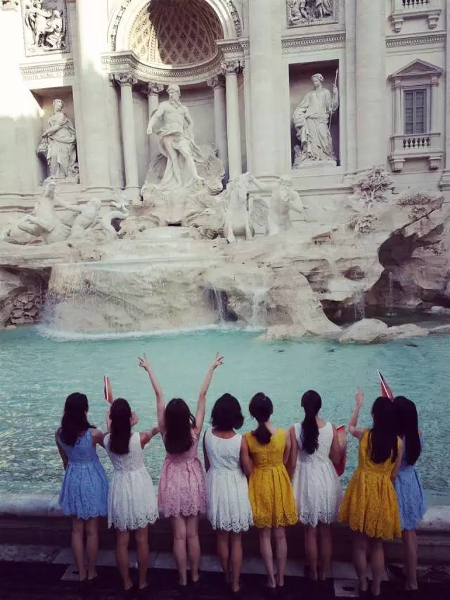 中华小姐海外之旅：许愿池边的东方少女