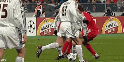 齐达内炫酷图片,齐达内天外飞仙gif图