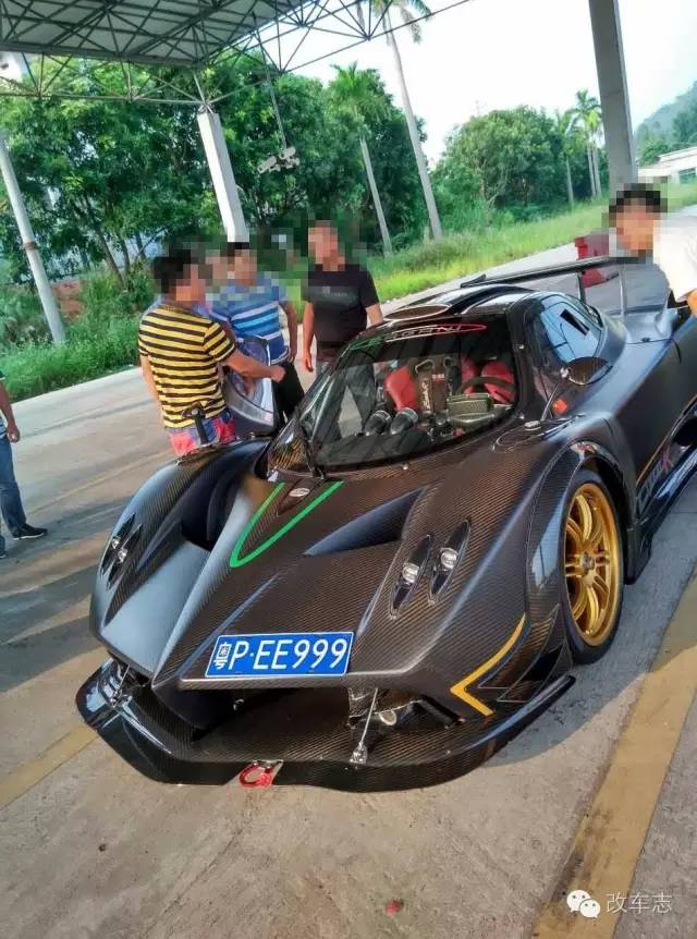 全球唯一上牌的帕加尼ZondaR惊现广东，价值4000万