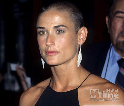 五大当红女星光头照,最惊艳的女星光头