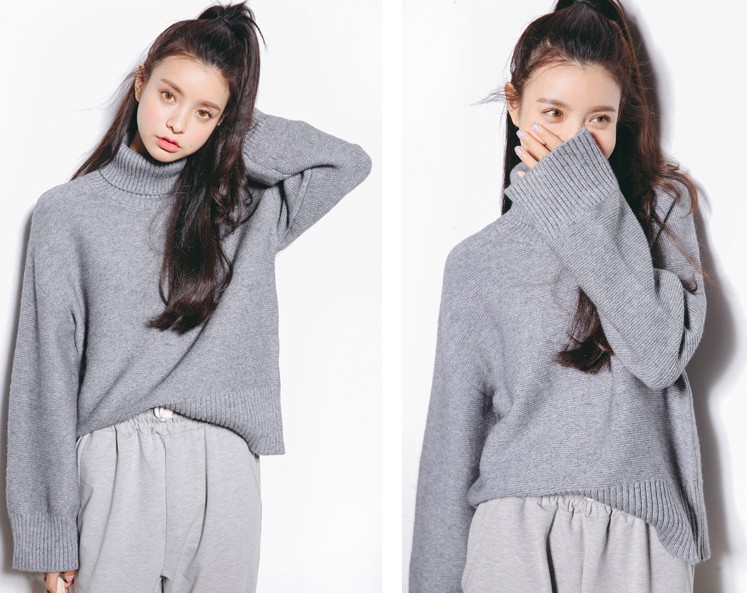 韩国毛衣的特点,韩国东大门高领毛衣