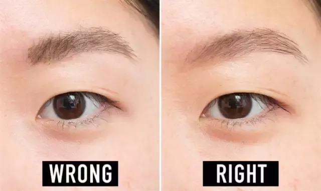 画眉毛的女博主,根根分明的画眉毛博主