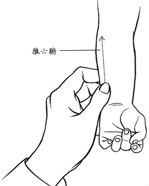 病毒感冒发烧推拿手法,一岁宝宝感冒发烧流鼻涕推拿手法