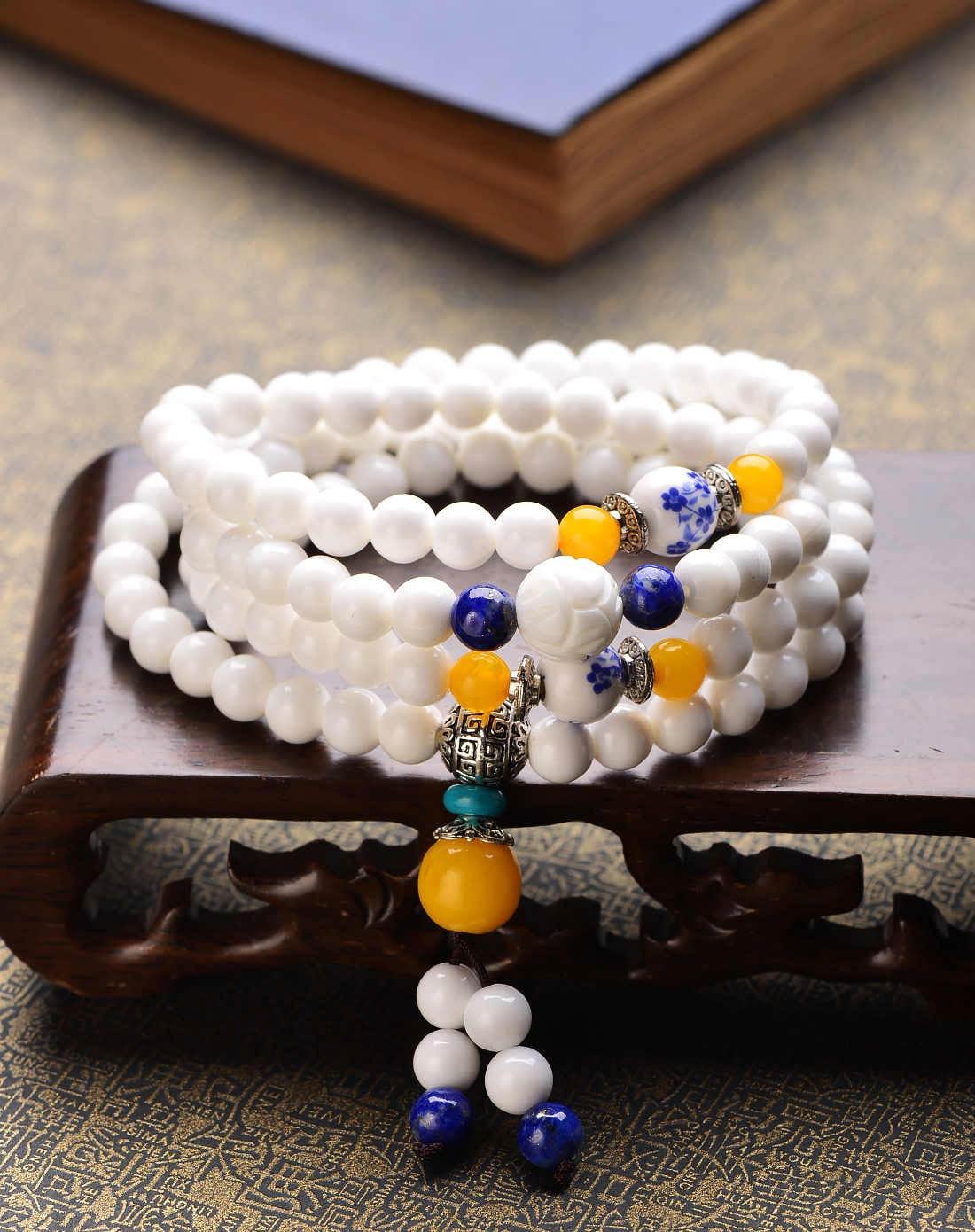 愿用至简唯美的砗磲手链换你一世润洁亮明