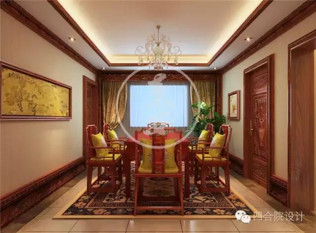 简约大气小户型中式红木装修风格,上海红木中式装修风格客厅效果图