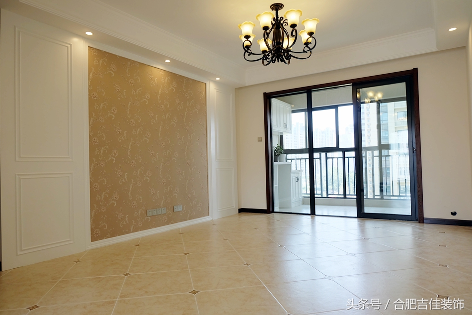 117m客厅装修效果图,117平轻奢极简装修