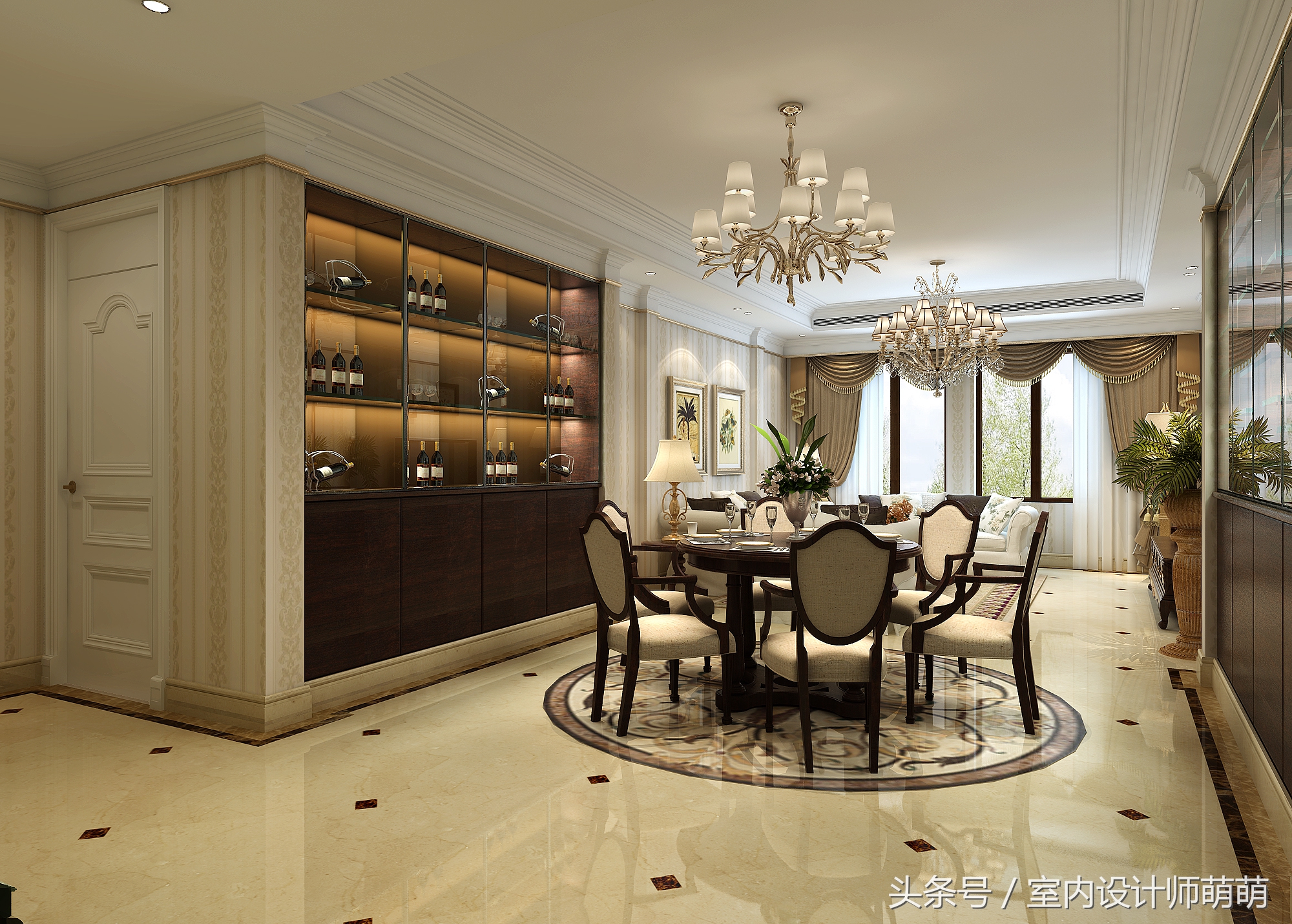 金色轻奢风格全屋搭配,玫瑰金轻奢风个性风格