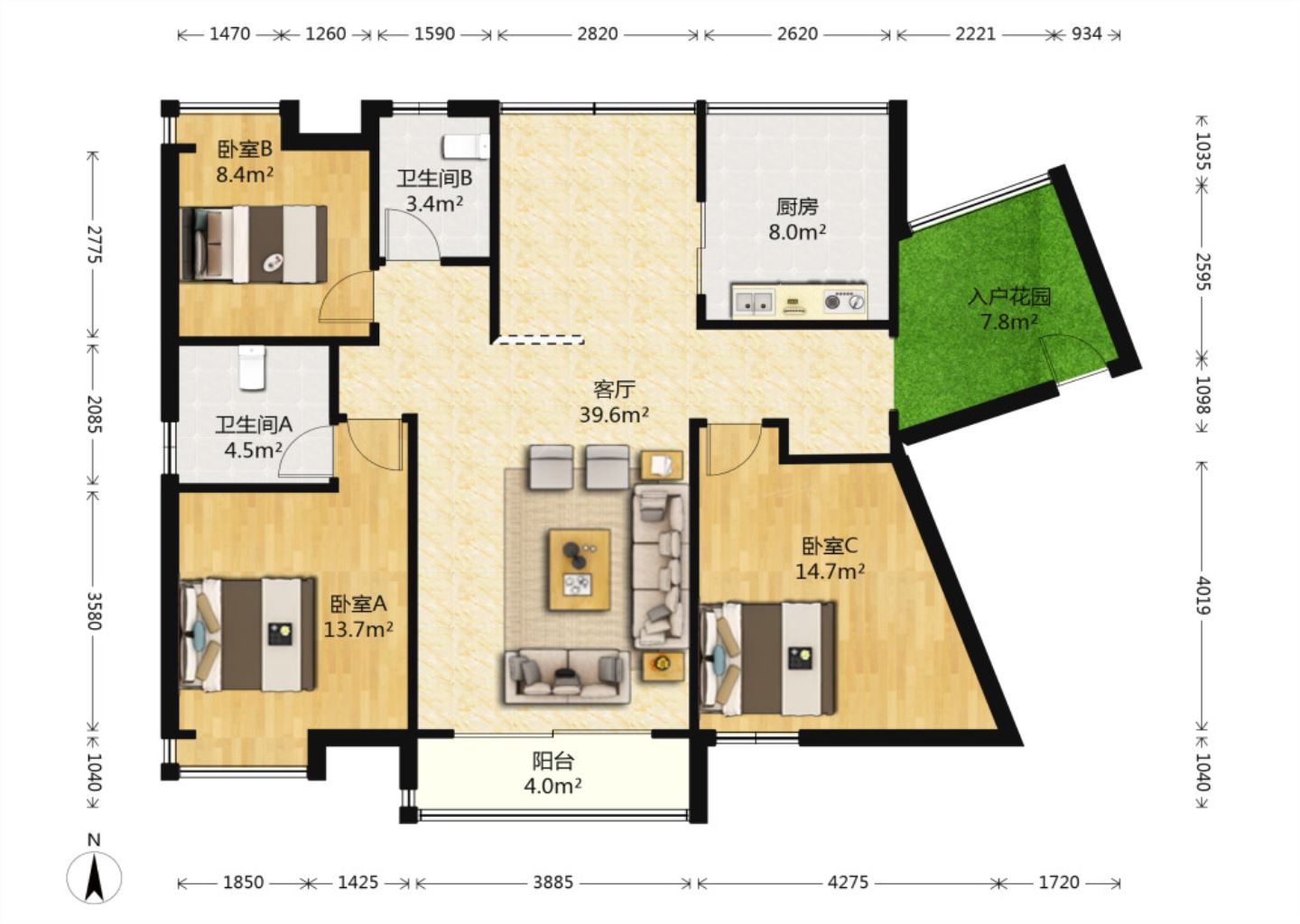 长沙茂华国际湘点附近的房子,总价100万能在哪里买别墅