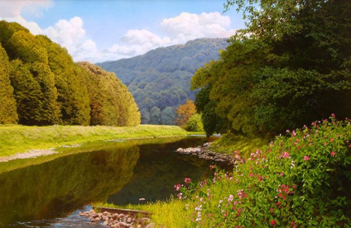 迈克尔卡特油画作品欣赏,詹姆斯麦克格鲁油画作品欣赏