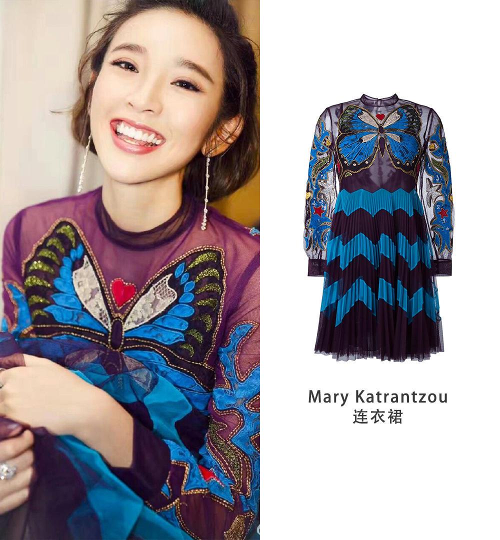 袁姗姗机场时尚穿搭,袁姗姗明星穿搭