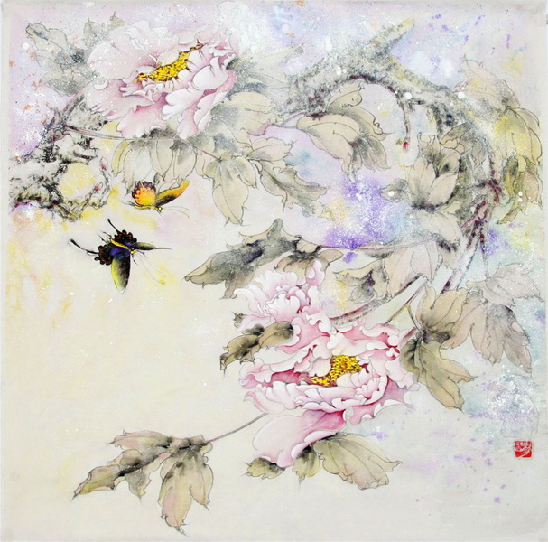 花语娆艳蝶舞翩跹—傅玉梅