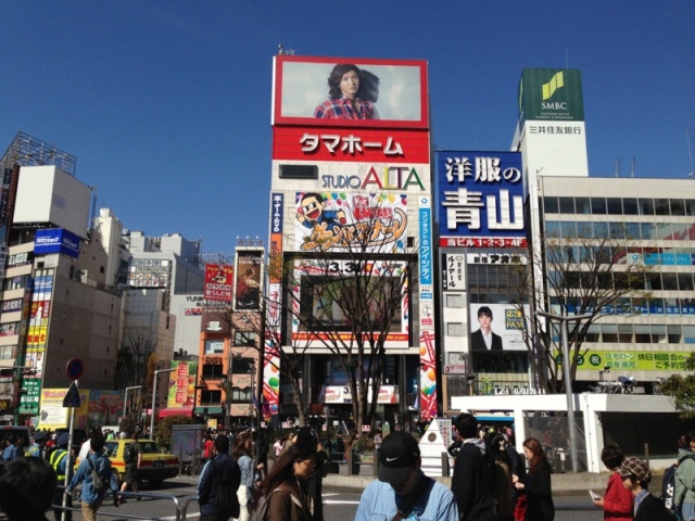 东京新宿地图,东京手绘旅游地图