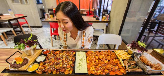 正宗韩国分米鸡,分米鸡韩国探店