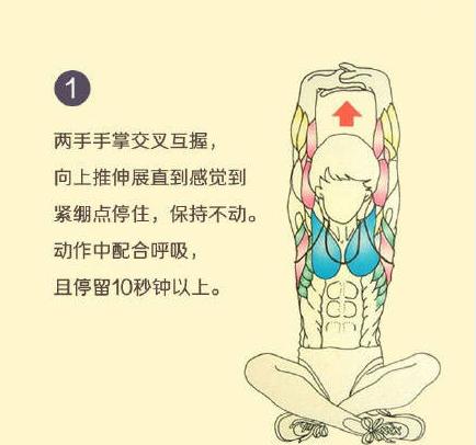 睡前4分钟全身拉筋术缓解失眠矫正驼背