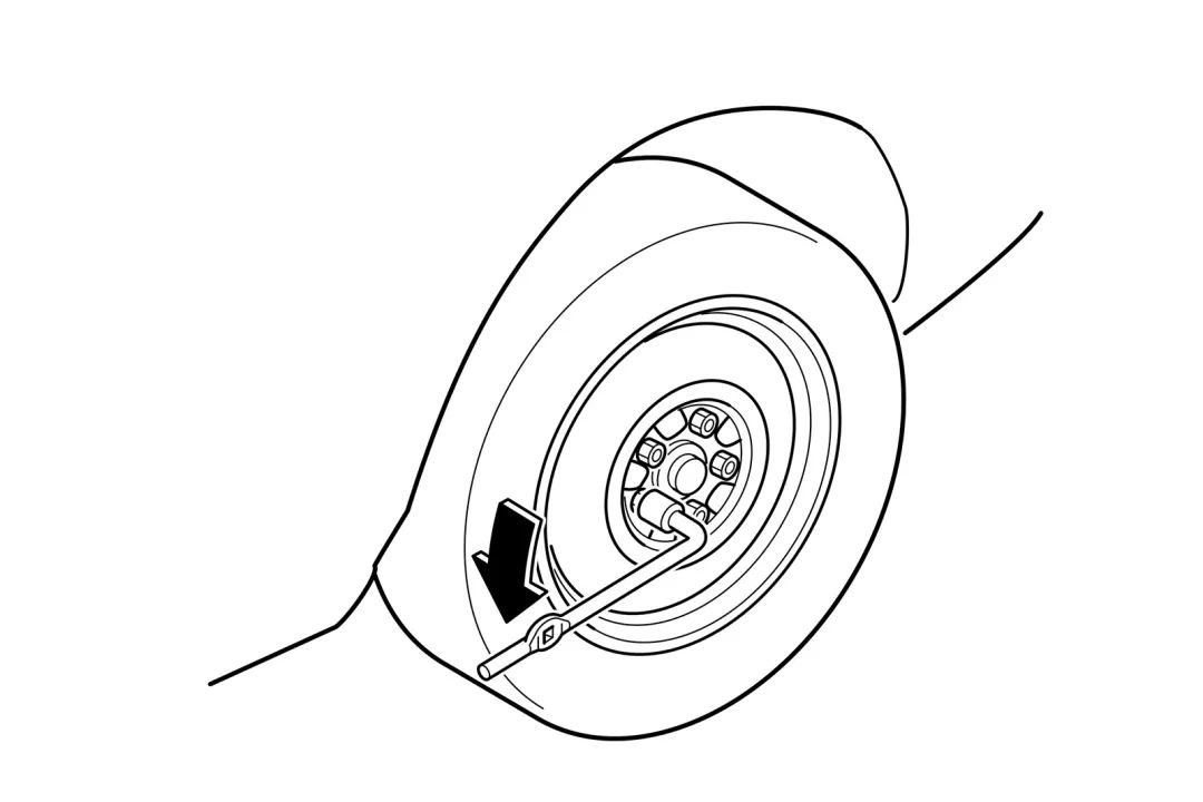 VOC有备无患图解长马车型更换备胎