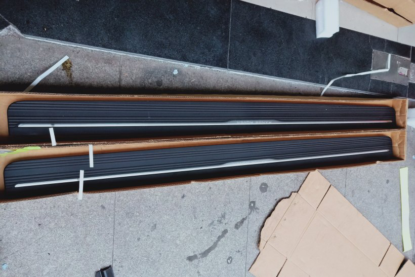 揽胜星脉加装副油箱,路虎星脉加装普通踏板