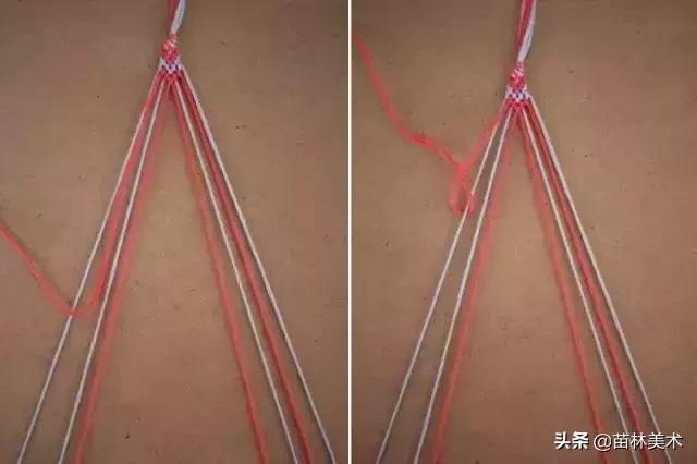 手工穿珠子手链的教程,手工手链编织教程