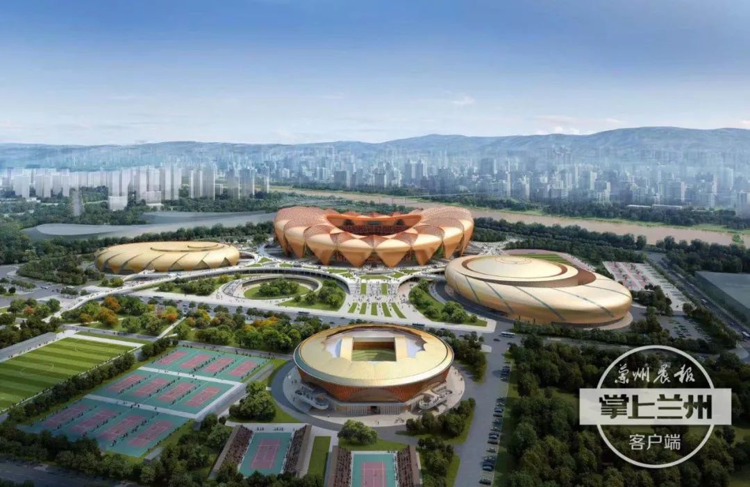兰州奥体中心设计图,兰州奥体中心的场地规划