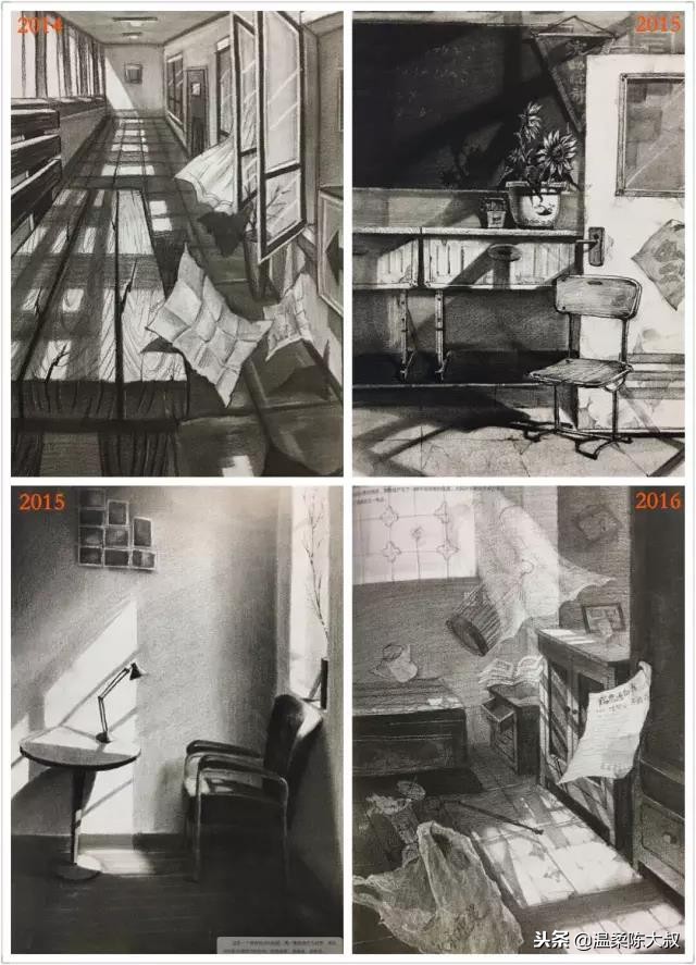 清华美院设计素描2015年高分卷,清华美院校考设计高分试卷