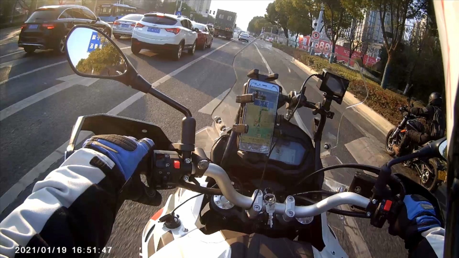 摩托附近风景,摩托打卡地附近