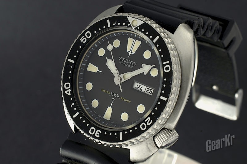 seiko精工5号绿水鬼机械表,seiko潜水男表