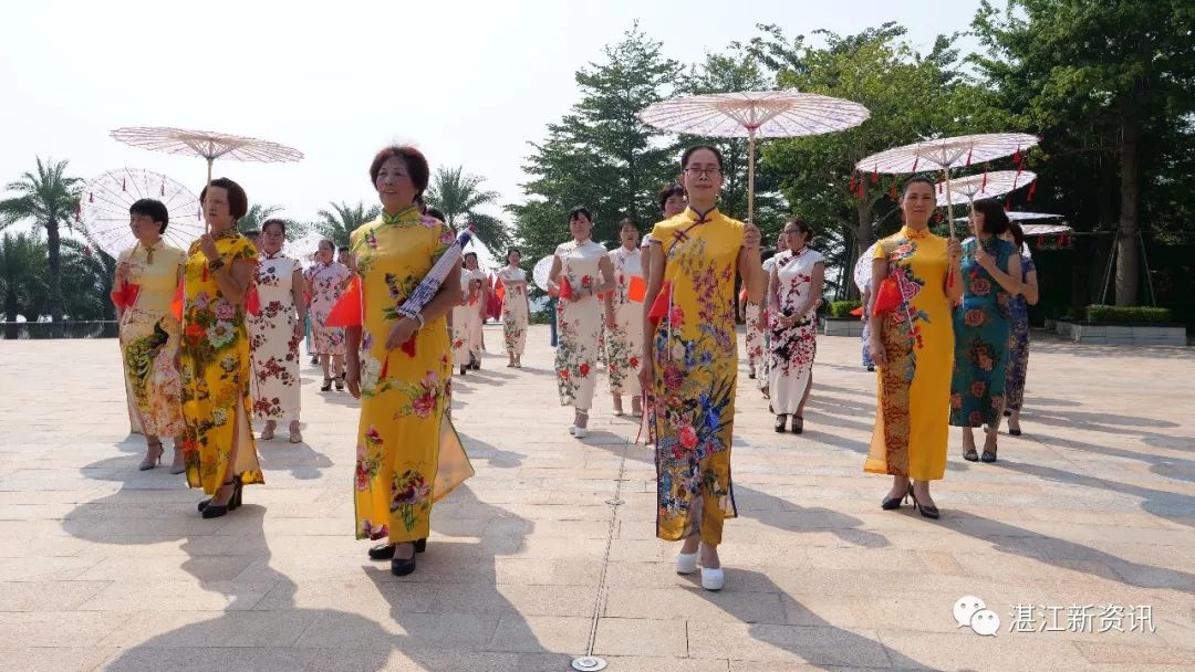 惊艳全国、破世界纪录!455名旗袍佳丽云集湛江遂溪玥珑湖