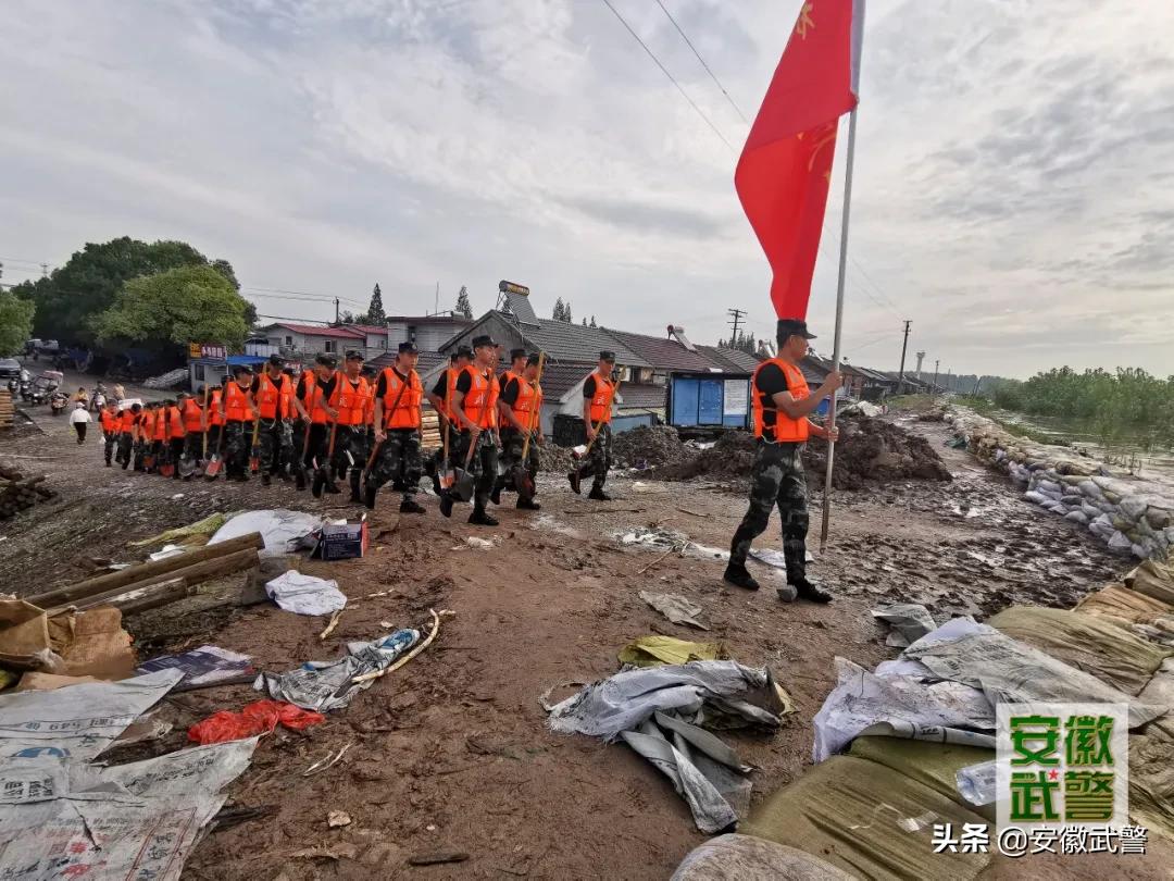 辛苦了！安徽总队一线官兵仍在艰苦作战、连续奋战