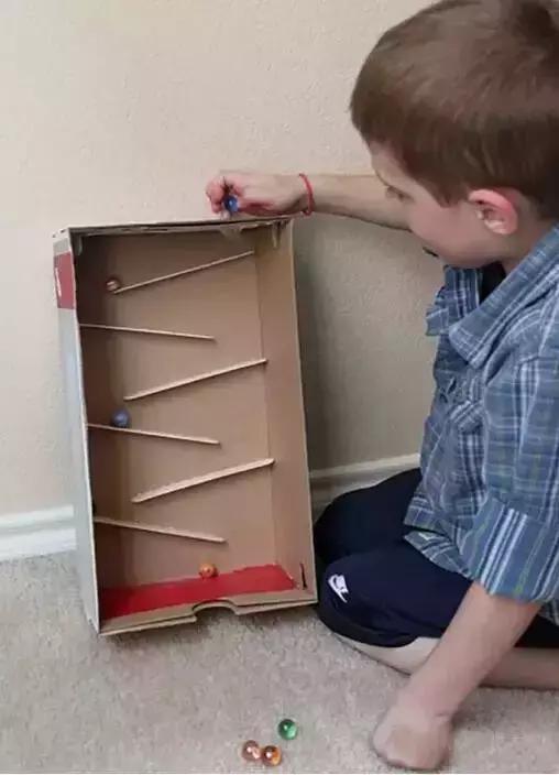 废物改造薯片盒,废物改造纸箱收纳盒