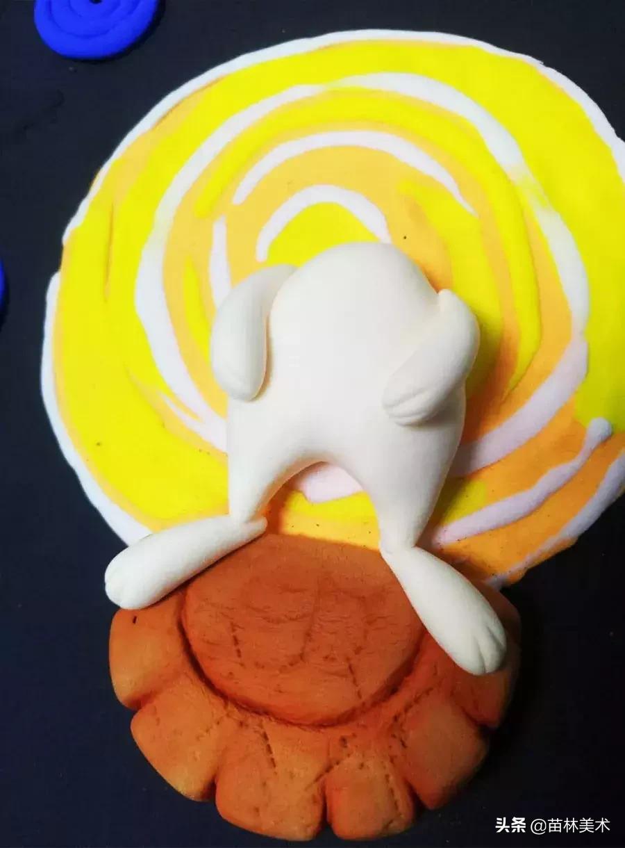 中秋节绘画作品二年级嫦娥和玉兔,中秋节兔子装饰画