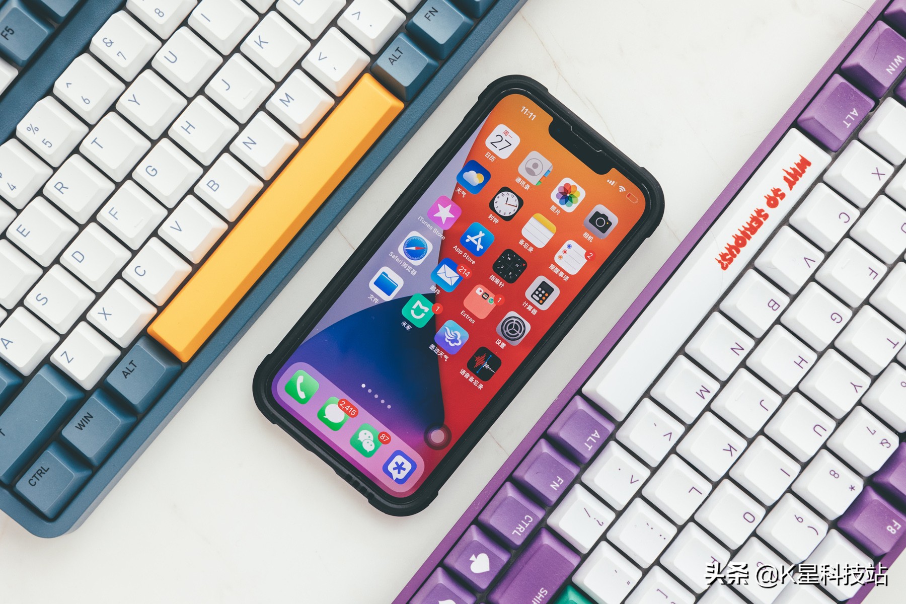 iphone13pro远峰蓝配透明壳,iphone13pro远峰蓝开箱