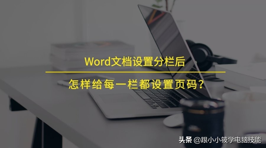 word文档分栏页码如何设置,Word文档怎么设置分栏