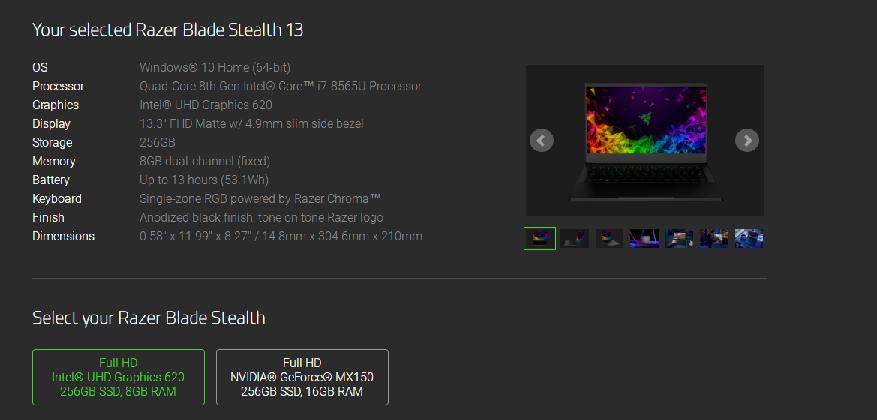 雷蛇灵刃潜行版13英寸正式发布,国行售价或为万元网友表示打扰了